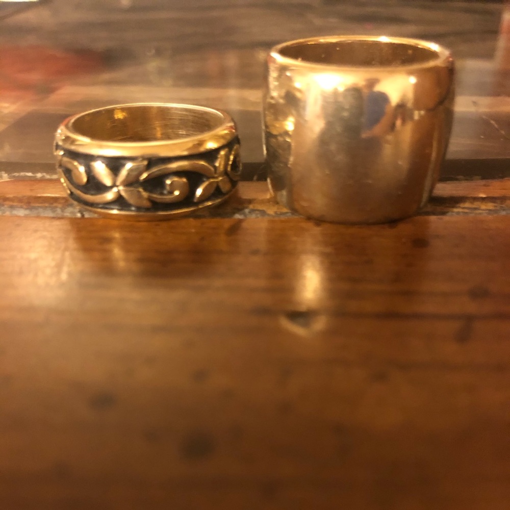 Gold and Silver rings